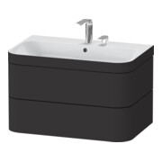 Duravit Möbelwaschtisch-Unterschrank Happy D.2 Plus 77,5x49cm, 2 HL, graph matt, 2 Schubk.-1