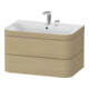 Duravit Möbelwaschtisch-Unterschrank Happy D.2 Plus 77,5x49cm, 2 HL, Medit. Ei, 2 Schubk.