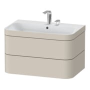 Duravit Möbelwaschtisch-Unterschrank Happy D.2 Plus 77,5x49cm, 2 HL, Tau matt, 2 Schubkästen