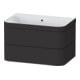Duravit Möbelwaschtisch-Unterschrank Happy D.2 Plus 77,5x49cm, o. HL, graph matt, 2 Schubk.