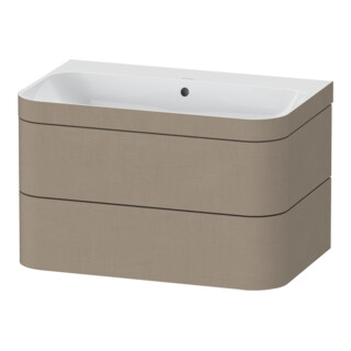 Duravit Möbelwaschtisch-Unterschrank Happy D.2 Plus 77,5x49cm, o. HL, leinen, 2 Schubkästen