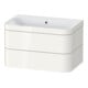 Duravit Möbelwaschtisch-Unterschrank Happy D.2 Plus 77,5x49cm, o. HL, we hgl, 2 Schubkästen