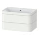 Duravit Möbelwaschtisch-Unterschrank Happy D.2 Plus 77,5x49cm, o. HL, we matt, 2 Schubkästen-1