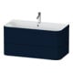 Duravit Möbelwaschtisch-Unterschrank Happy D.2 Plus 97,5x49cm, 1 HL, blau s-matt, 2 Schubk.