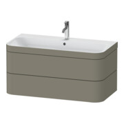 Duravit Möbelwaschtisch-Unterschrank Happy D.2 Plus 97,5x49cm, 1 HL, st-g s-matt, 2 Schubk.-1