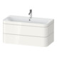 Duravit Möbelwaschtisch-Unterschrank Happy D.2 Plus 97,5x49cm, 1 HL, we hgl, 2 Schubkästen