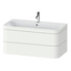 Duravit Möbelwaschtisch-Unterschrank Happy D.2 Plus 97,5x49cm, 1 HL, we matt, 2 Schubkästen