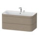 Duravit Möbelwaschtisch-Unterschrank Happy D.2 Plus 97,5x49cm, 2 HL, leinen, 2 Schubkästen