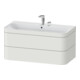 Duravit Möbelwaschtisch-Unterschrank Happy D.2 Plus 97,5x49cm, 2 HL, No we s-matt, 2 Schubk.