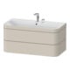 Duravit Möbelwaschtisch-Unterschrank Happy D.2 Plus 97,5x49cm, 2 HL, Tau matt, 2 Schubkästen-1