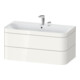 Duravit Möbelwaschtisch-Unterschrank Happy D.2 Plus 97,5x49cm, 2 HL, we hgl, 2 Schubkästen