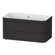Duravit Möbelwaschtisch-Unterschrank Happy D.2 Plus 97,5x49cm, o. HL, graph matt, 2 Schubk.-1