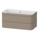 Duravit Möbelwaschtisch-Unterschrank Happy D.2 Plus 97,5x49cm, o. HL, leinen, 2 Schubkästen