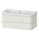 Duravit Möbelwaschtisch-Unterschrank Happy D.2 Plus 97,5x49cm, o HL, No we s-matt, 2 Schubk.