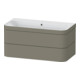 Duravit Möbelwaschtisch-Unterschrank Happy D.2 Plus 97,5x49cm, o HL, st-g s-matt, 2 Schubk.