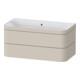 Duravit Möbelwaschtisch-Unterschrank Happy D.2 Plus 97,5x49cm, o. HL, Tau matt, 2 Schubk.-1