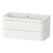 Duravit Möbelwaschtisch-Unterschrank Happy D.2 Plus 97,5x49cm, o. HL, we matt, 2 Schubkästen