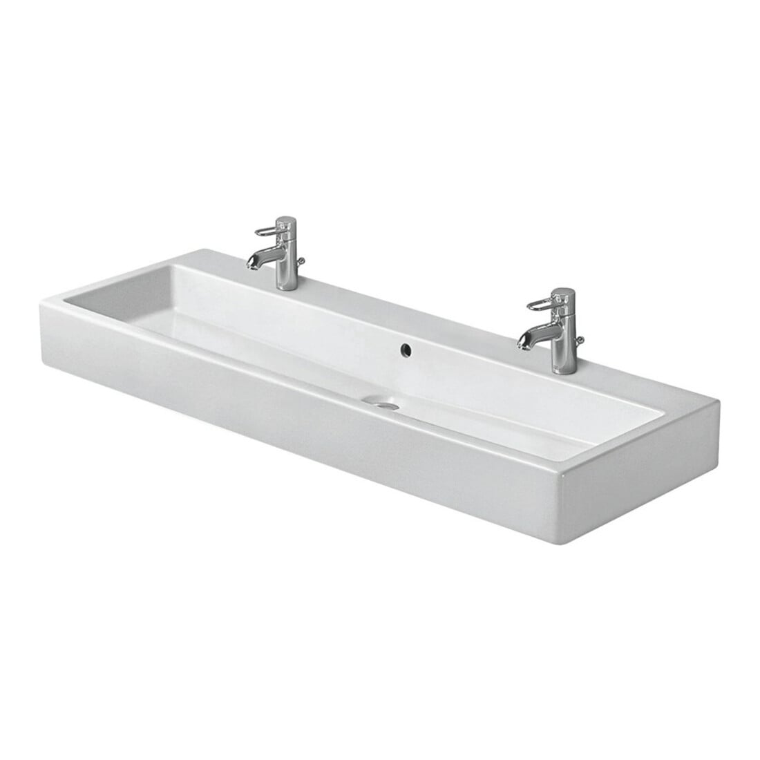 Duravit Möbelwaschtisch Vero 2 HL, m ÜL, Hahnlochbank, 120x47cm, weiß