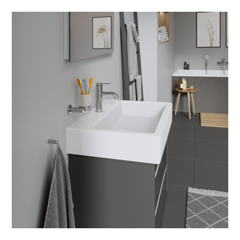 Duravit Möbelwaschtisch Vero 70x47cm, we, m HL, m ÜL, m Hahnlochbank
