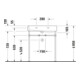 Duravit Möbelwaschtisch Vero 70x47cm, we, m HL, m ÜL, m Hahnlochbank-5