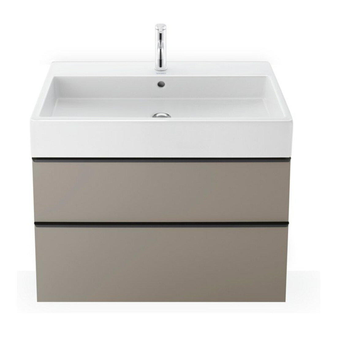 Duravit Möbelwaschtisch Vero Air 100x47, we, m 2 HL, o ÜL, m Hahnlochbank