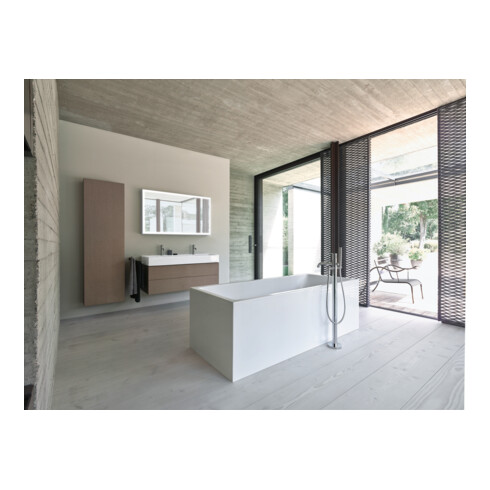 Duravit Möbelwaschtisch Vero Air 120x47cm, we, m 2 HL, ÜL, Hahnlochbank