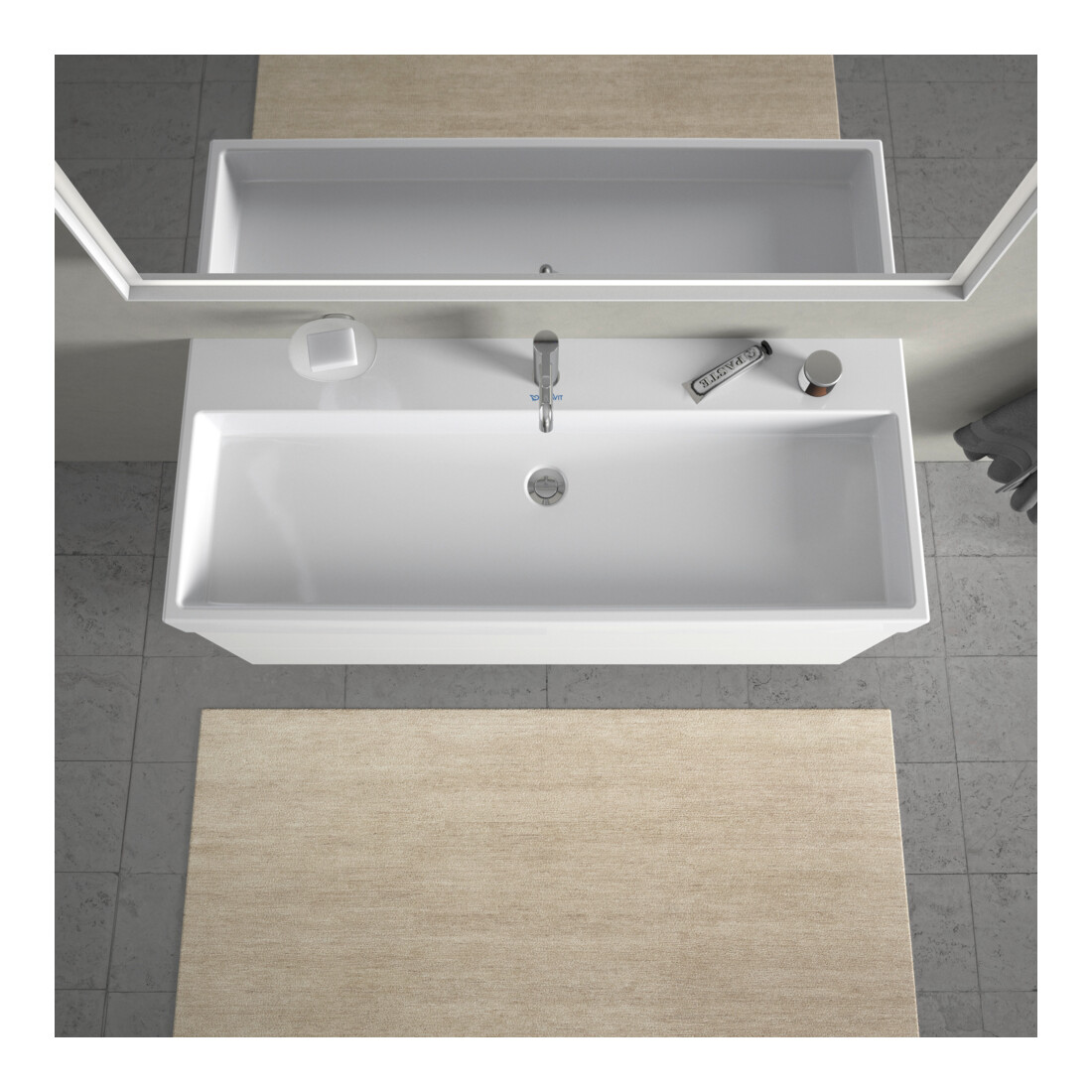Duravit Möbelwaschtisch Vero Air 120x47cm, we, m HL, ÜL, Hahnlochbank