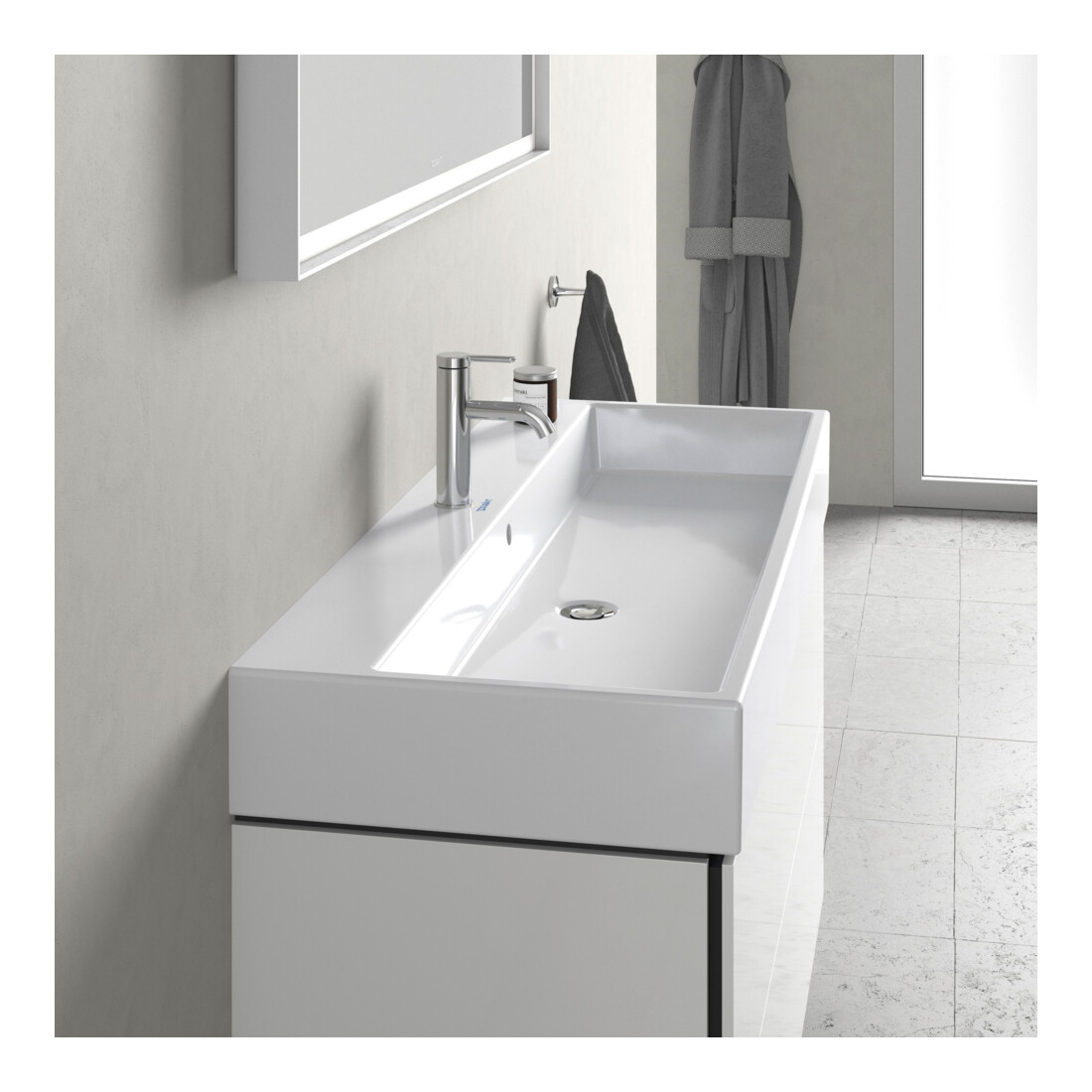Duravit Möbelwaschtisch Vero Air 120x47cm, we, m HL, ÜL, Hahnlochbank