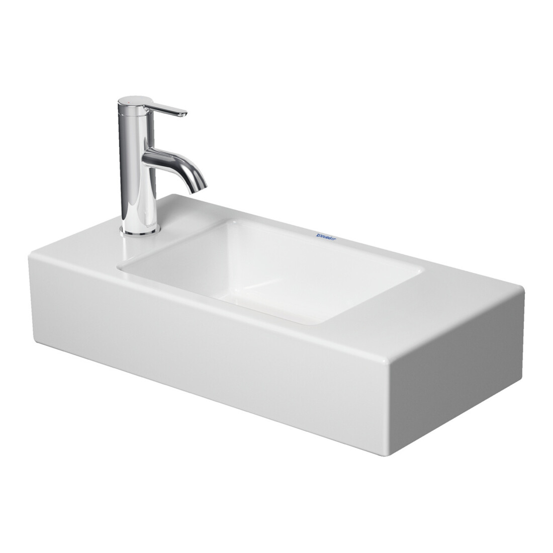 Duravit Möbelwaschtisch Vero Air 50x25cm, o. ÜL, m HLB, HL links, weiß