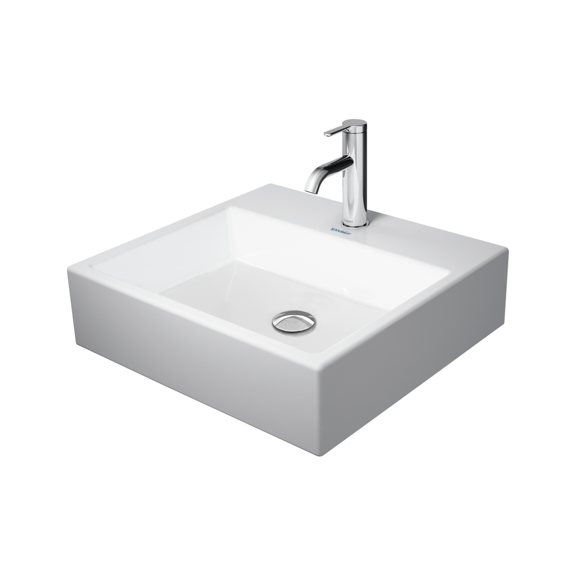 Duravit Möbelwaschtisch Vero Air 50x47cm, we, m HL, o ÜL, m Hahnlochbank
