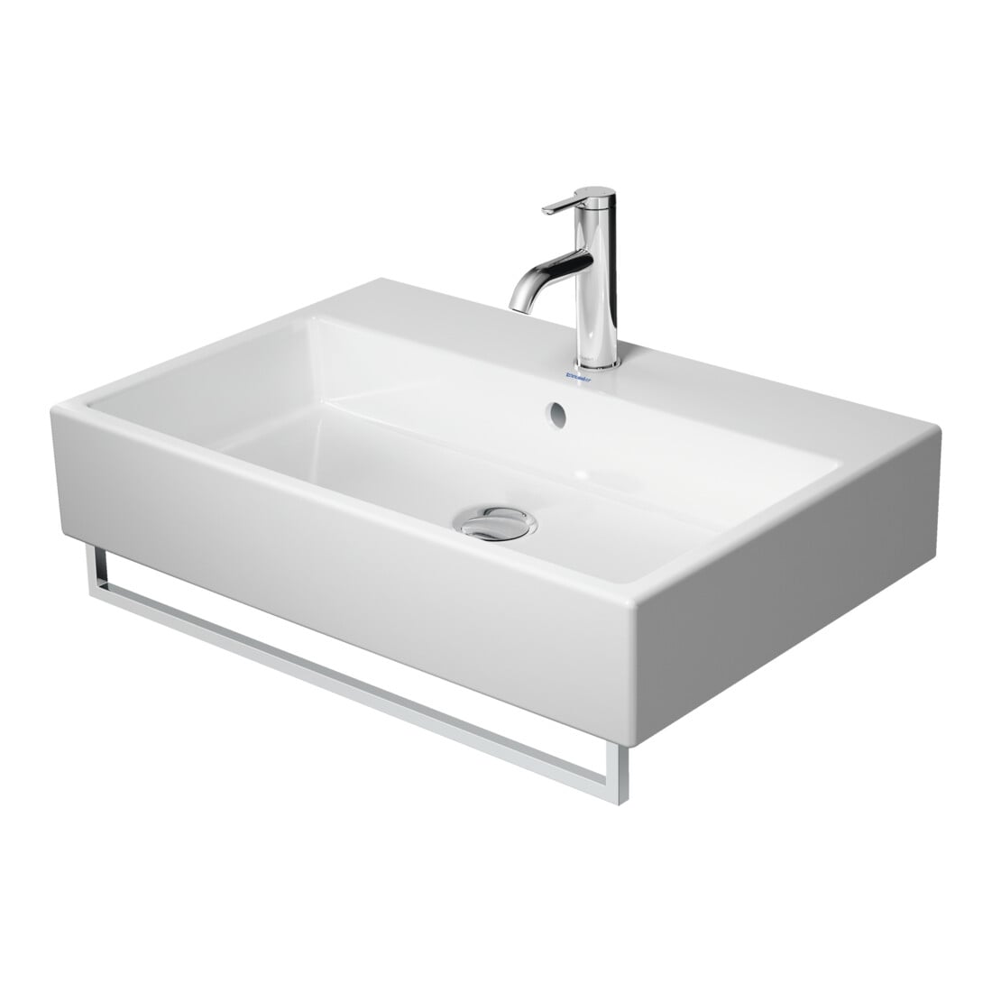 Duravit Möbelwaschtisch Vero Air 70x47cm, we, m HL, ÜL, Hahnlochbank