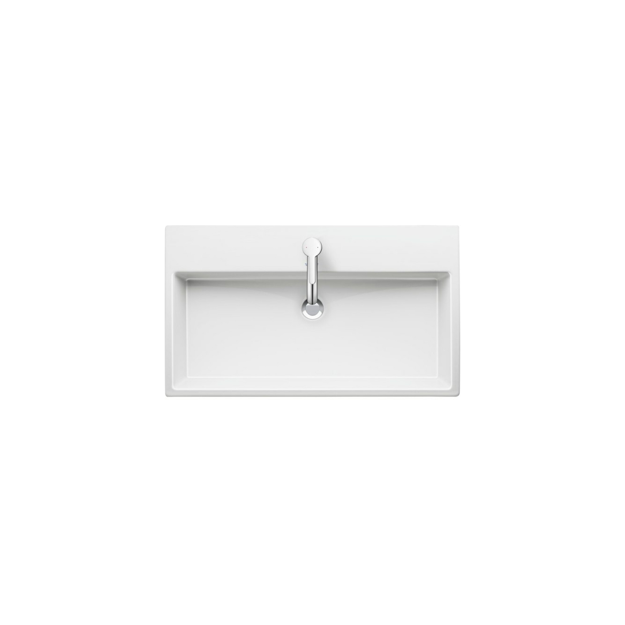 Duravit Möbelwaschtisch Vero Air 80x47, we, o HL, m ÜL, mit Hahnlochbank