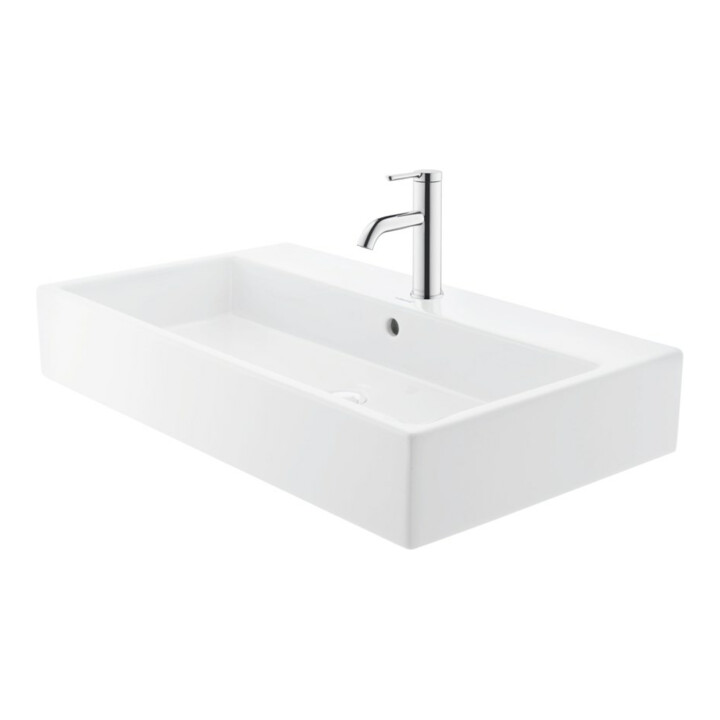 Duravit Möbelwaschtisch Vero Air 80x47cm, we, m HL, ÜL, Hahnlochbank