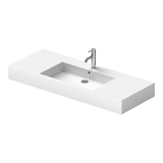Duravit Möbelwaschtisch Vero m HL, ÜL, Hahnlochbank, 125x49cm, weiß