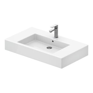 Duravit Möbelwaschtisch Vero m HL, ÜL, Hahnlochbank, 85x49cm, weiß
