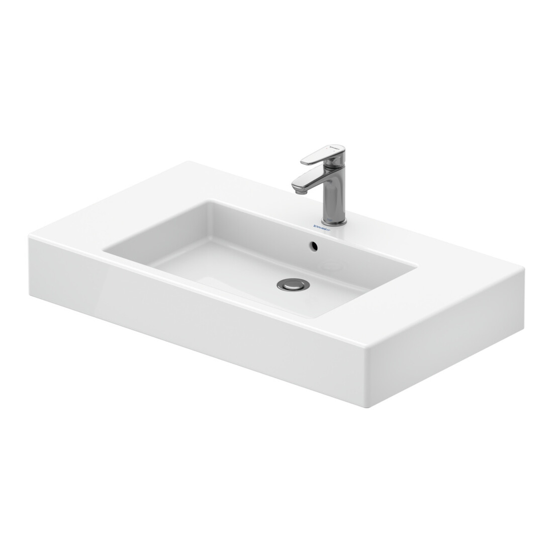 Duravit Möbelwaschtisch Vero m HL, ÜL, Hahnlochbank, 85x49cm, weiß