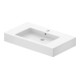 Duravit Möbelwaschtisch Vero m HL, ÜL, Hahnlochbank, 85x49cm, weiß