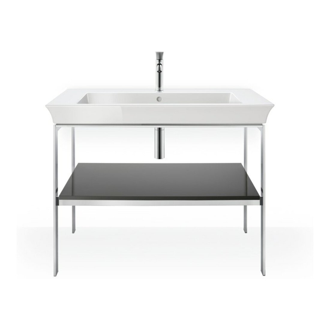 Duravit Möbelwaschtisch White Tulip 105,5x49cm, m HL, we, m ÜL, Hahnlochbank
