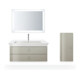 Duravit Möbelwaschtisch White Tulip 105,5x49cm, m HL, we, m ÜL, Hahnlochbank-5