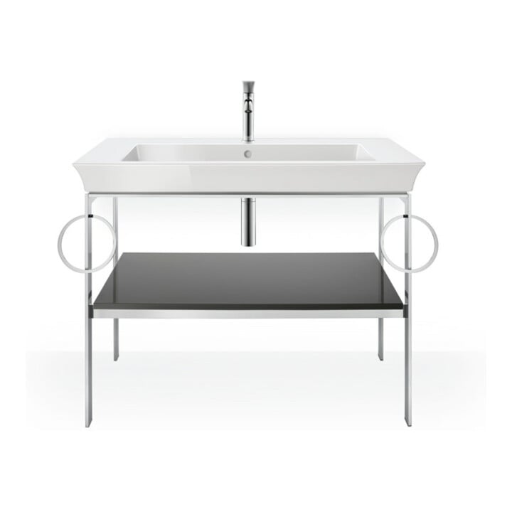 Duravit Möbelwaschtisch White Tulip 105,5x49cm, m HL, we, m ÜL, Hahnlochbank