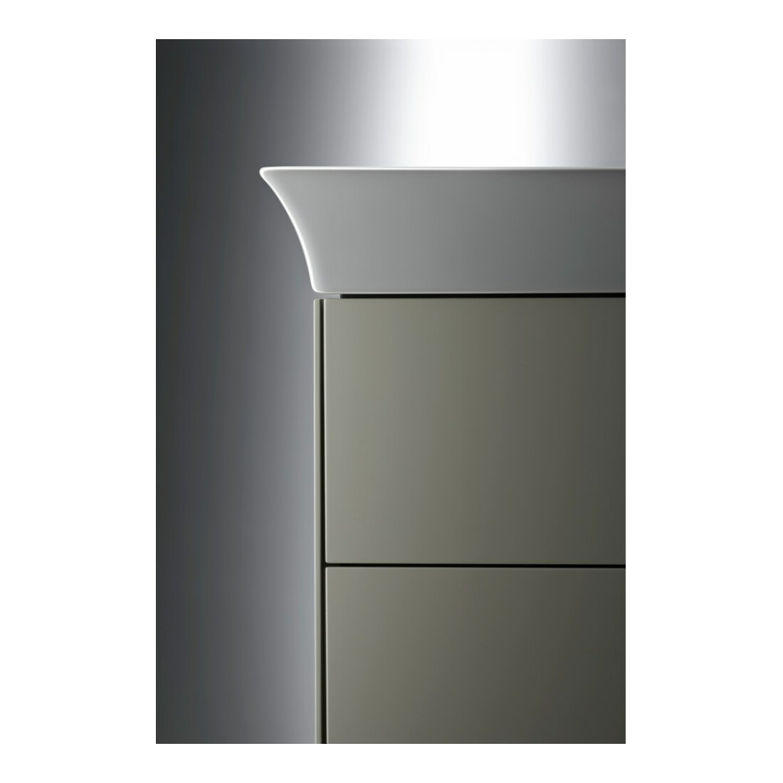 Duravit Möbelwaschtisch White Tulip 105,5x49cm, m HL, we, m ÜL, Hahnlochbank