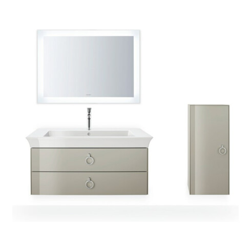 Duravit Möbelwaschtisch White Tulip 105,5x49cm, m HL, we WG, m ÜL, HLB