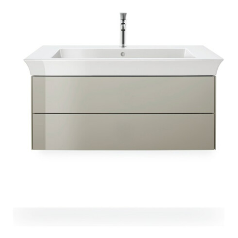 Duravit Möbelwaschtisch White Tulip 105,5x49cm, m HL, we WG, m ÜL, HLB