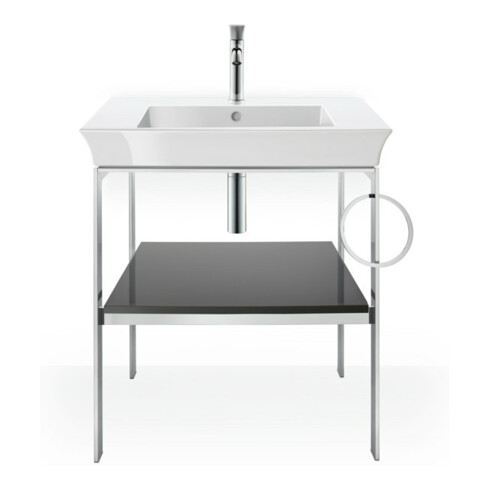 Duravit Möbelwaschtisch White Tulip 75x49cm, m HL, we, m ÜL, Hahnlochbank