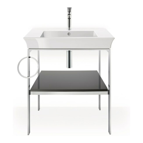 Duravit Möbelwaschtisch White Tulip 75x49cm, m HL, we, m ÜL, Hahnlochbank