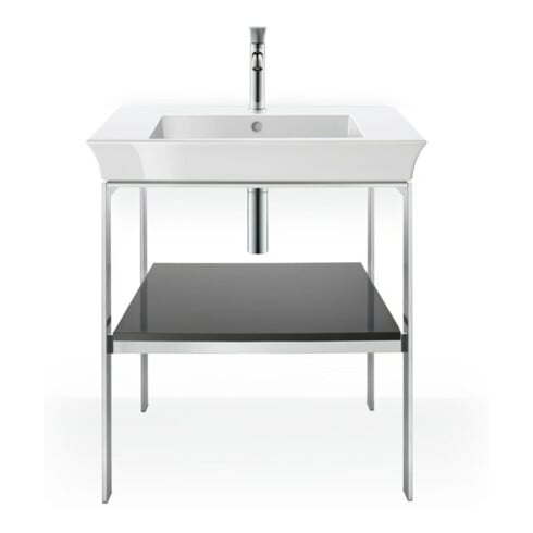 Duravit Möbelwaschtisch White Tulip 75x49cm, m HL, we, m ÜL, Hahnlochbank