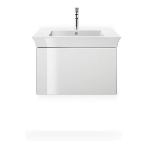 Duravit Möbelwaschtisch White Tulip 75x49cm, m HL, we, m ÜL, Hahnlochbank