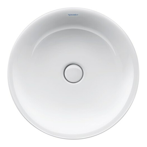 Duravit Möbelwaschtisch White Tulip d 50, o. HL, ÜL, Hahnlochbank, weiß