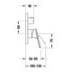 Duravit No. 1 Fertigmontageset UP-Einh-Brausem., m Umst-V, 2 Verb, chr