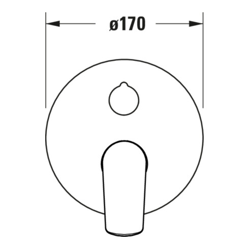 Duravit No. 1 Fertigmontageset UP-Einh-Brausem., m Umst-V, 2 Verb, chr